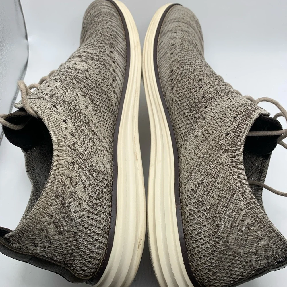 Cole Haan Grand Os Mens Gray Knit Lace Up‎ Shoes Size 10M C29903